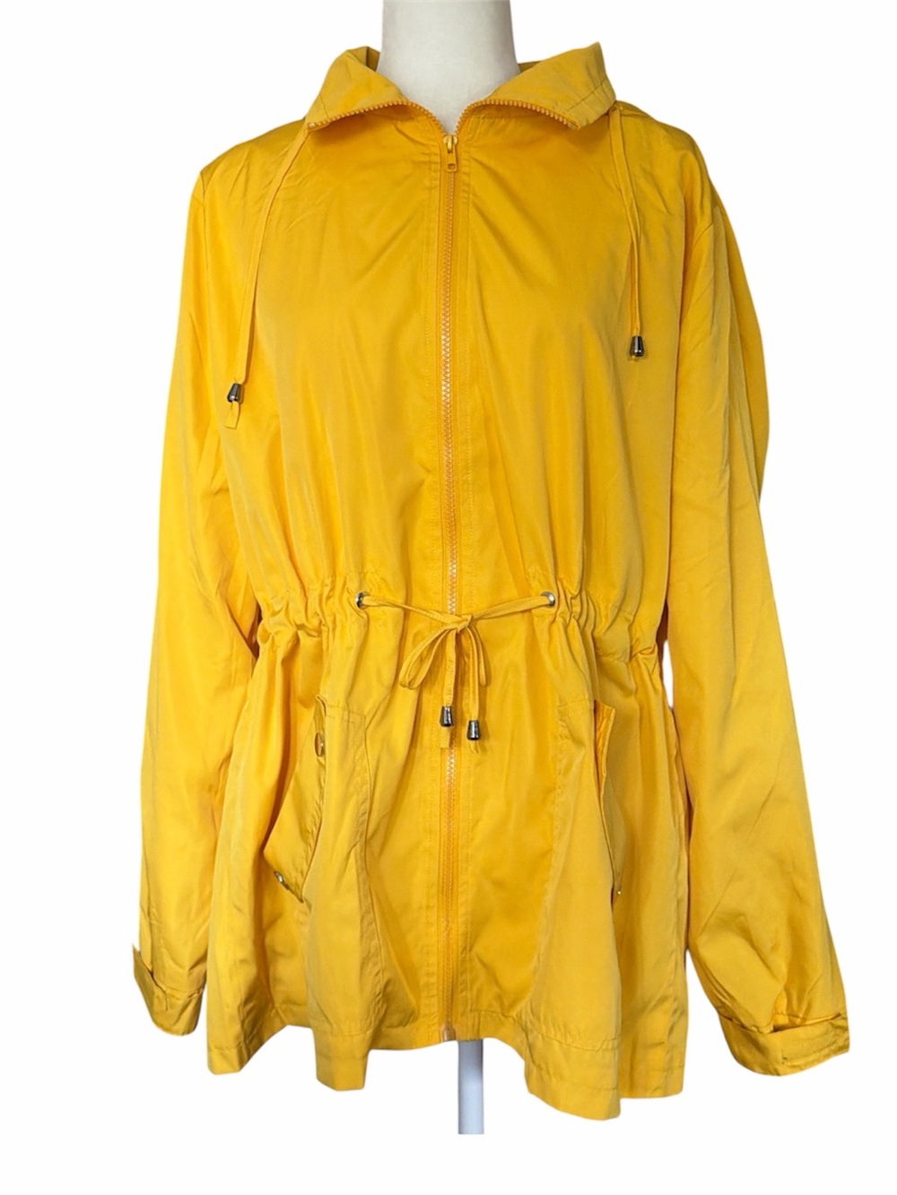 Fisoul Rain Jacket Lightweight Waterproof Yellow